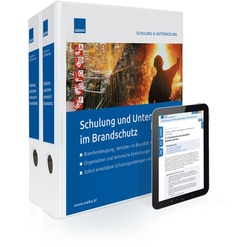 Schulung und Unterweisung im Brandschutz - Handbuch + OnlineBuch