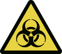 Warnzeichen Biogefährdung