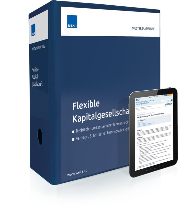 Mustersammlung Flexible Kapitalgesellschaft - Handbuch + OnlineBuch
