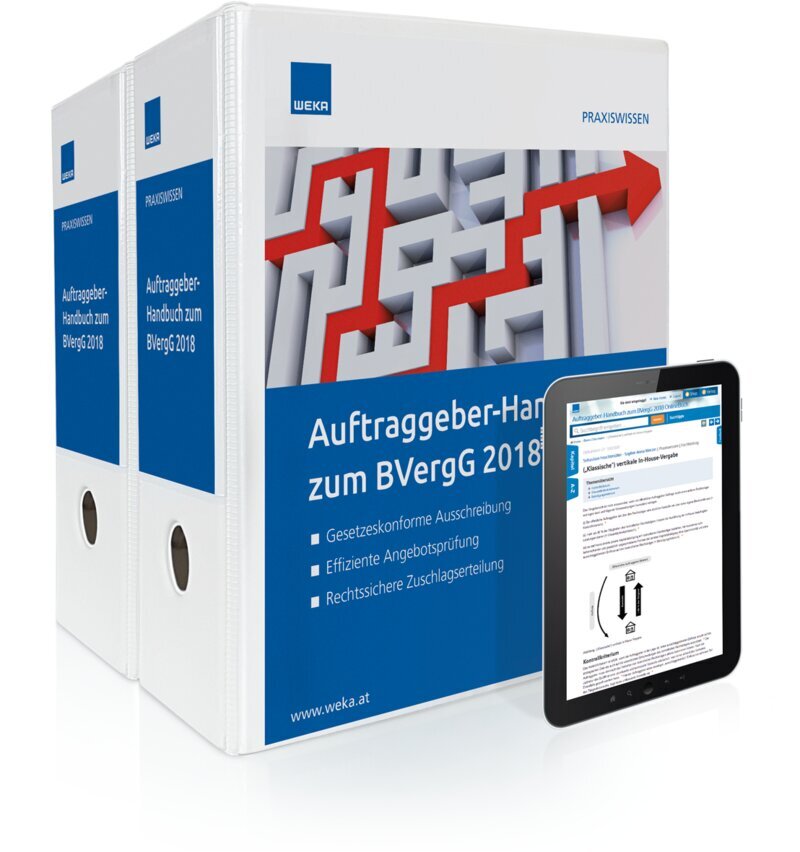 Auftraggeber-Handbuch zum BVergG 2018 - Handbuch + OnlineBuch