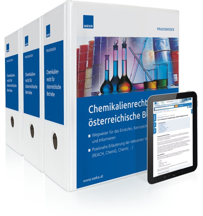 Chemikalienrecht für österreichische Betriebe - Handbuch + OnlineBuch