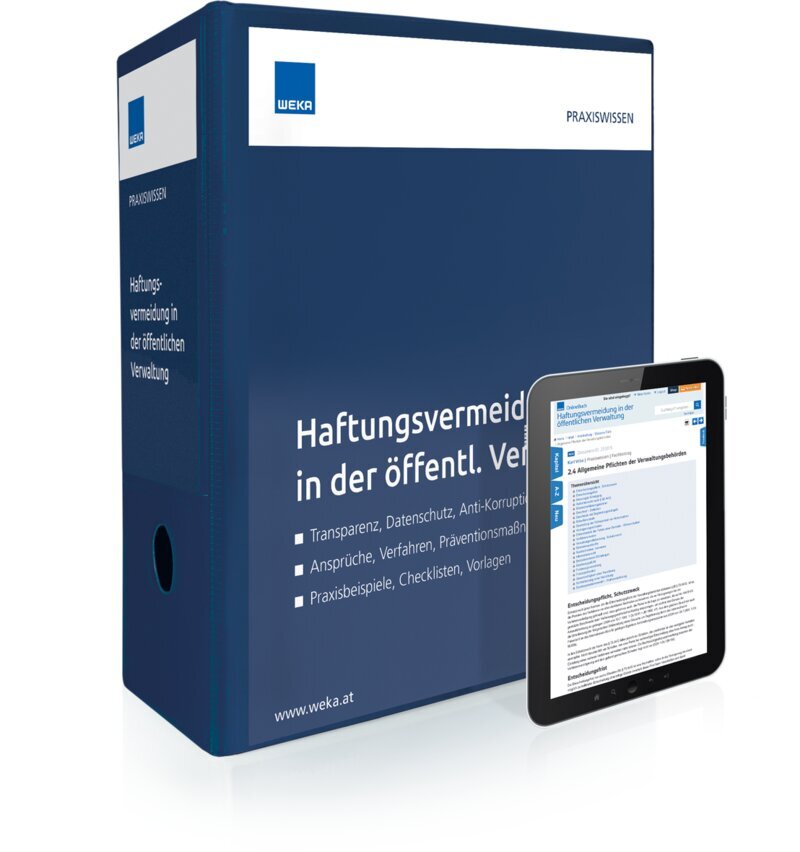 Haftungsvermeidung in der öffentlichen Verwaltung - Handbuch + OnlineBuch
