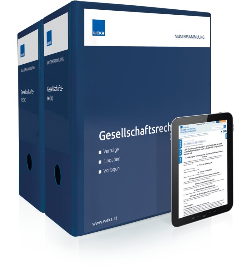 Mustersammlung Gesellschaftsrecht - Handbuch + OnlineBuch