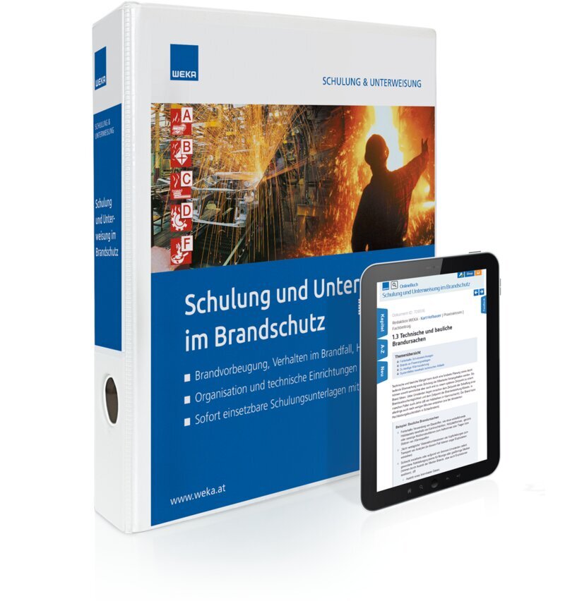 Schulung und Unterweisung im Brandschutz - Handbuch + OnlineBuch