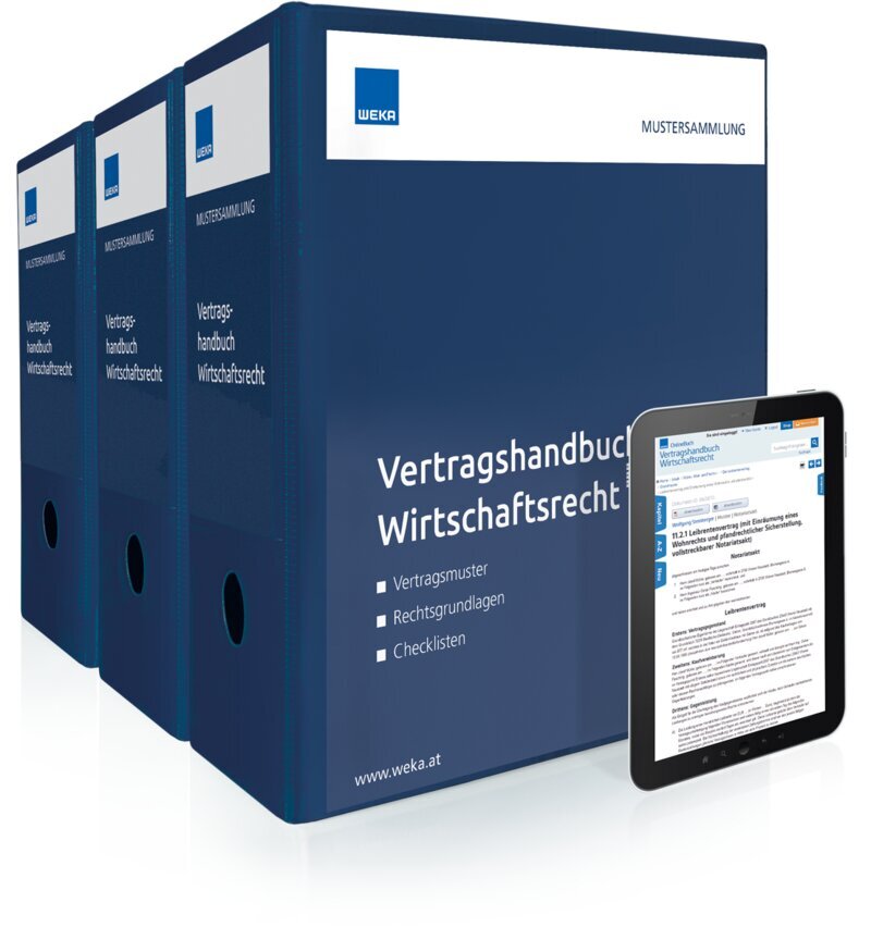 Vertragshandbuch Wirtschaftsrecht - Handbuch + OnlineBuch