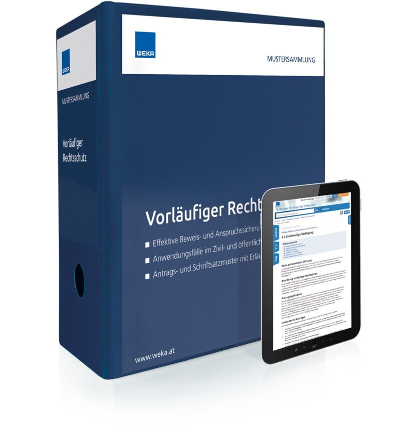 Vorläufiger Rechtsschutz - Handbuch + OnlineBuch