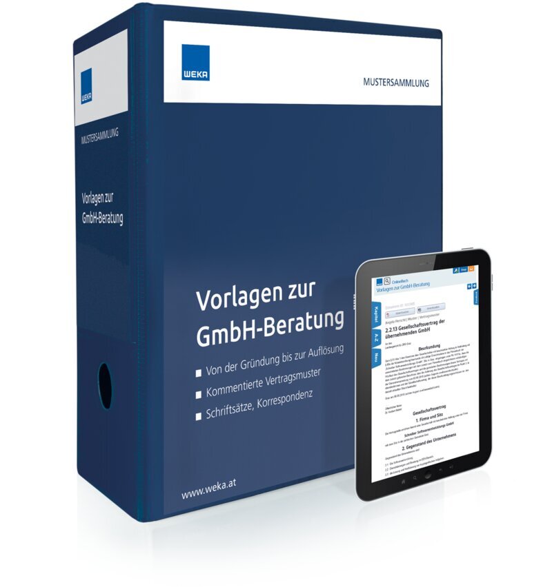 Vorlagen zur GmbH-Beratung - Handbuch + OnlineBuch