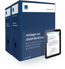 Vorlagen zur GmbH-Beratung - Handbuch + OnlineBuch